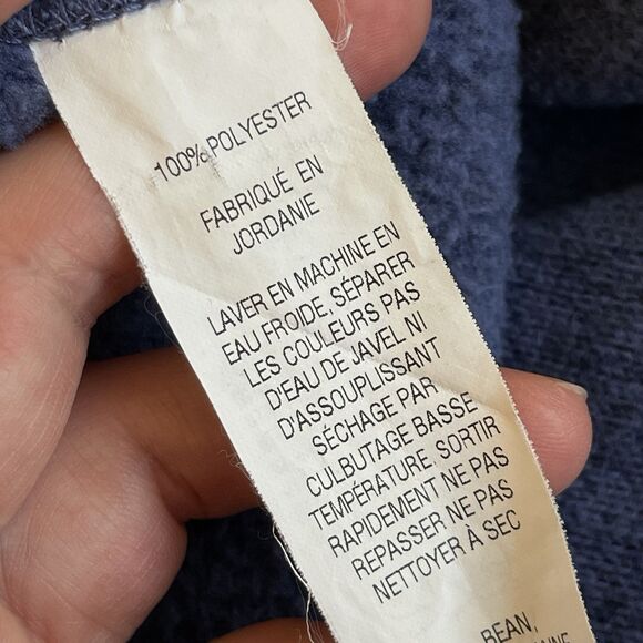 L.L.Bean Sweater Fleece Jacket Coat Long Hoodie Size Small Cozy Comfy Casual - Picture 10 of 13